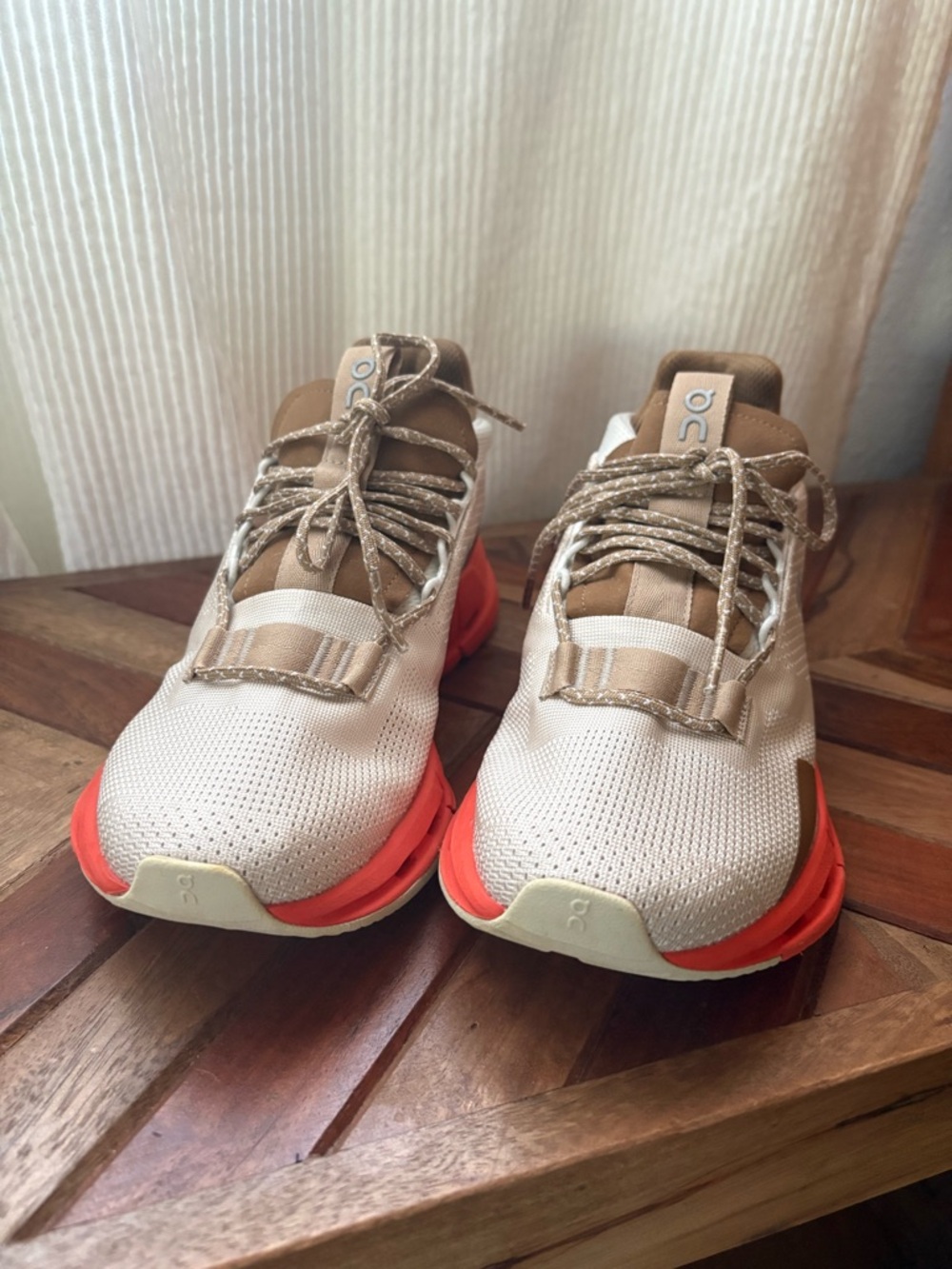On Cloud Cloud Nova Pearl Flame Running Shoes 5.5 - Picture 12 of 15